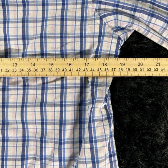 Tommy Hilfiger Shirt Men's 20 TH Flex Stretch Dress Preppy Classic Business - Picture 4 of 5